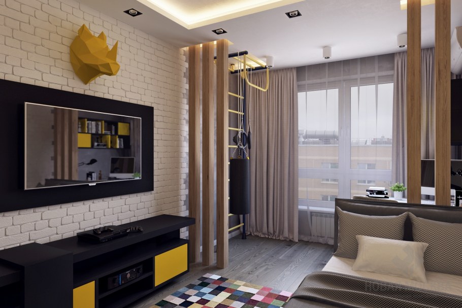 Интерьер квартиры студии