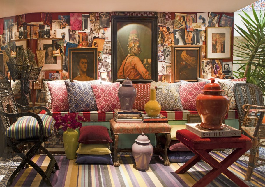 Бохо хиппи в интерьере