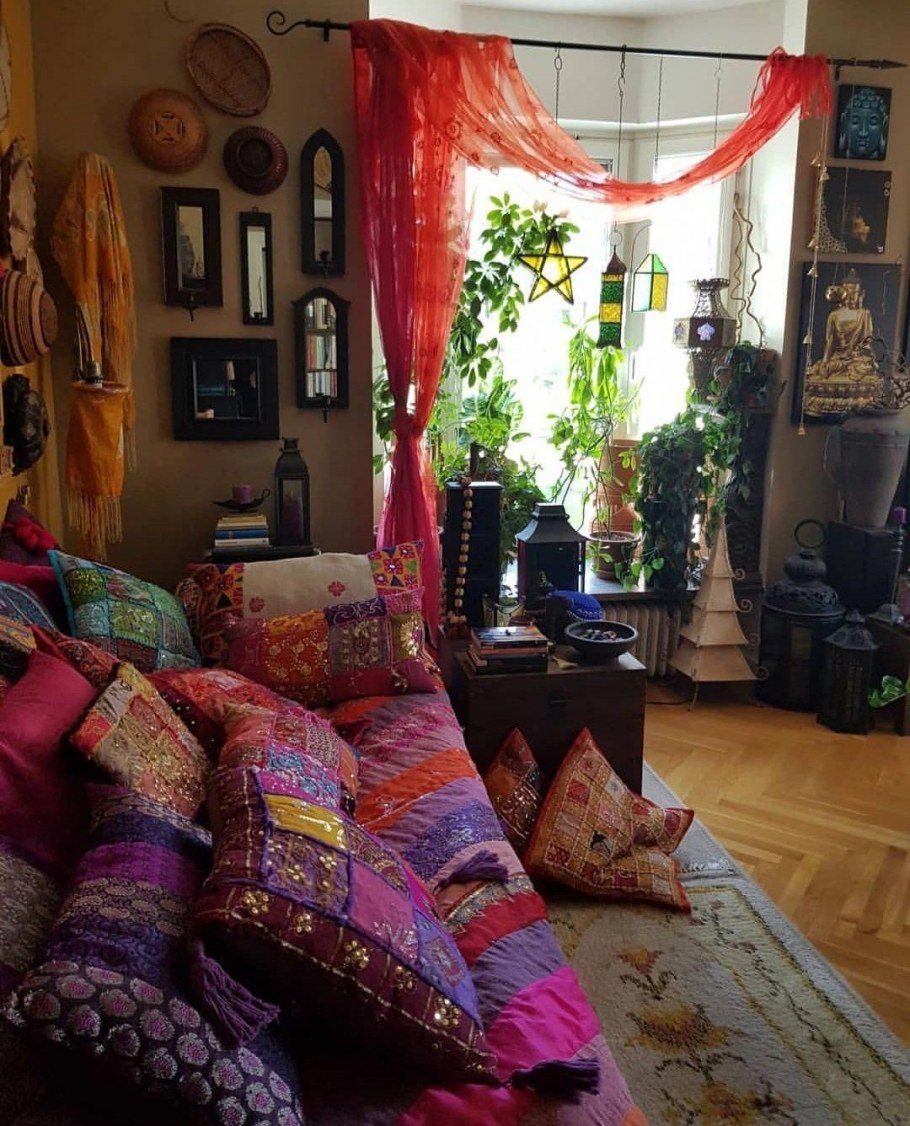 Джипси хиппи интерьер
