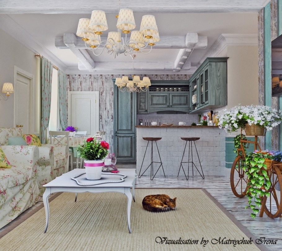 Прованс в интерьере квартиры