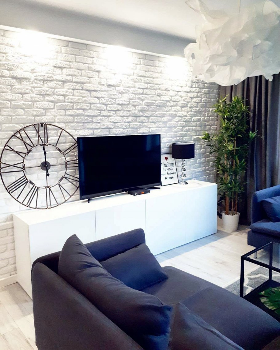 Кирпич в интерьере