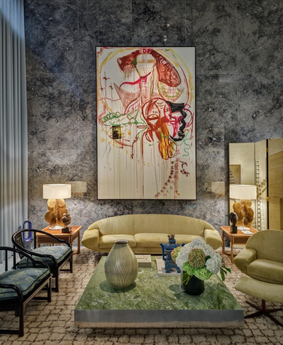 Живопись в интерьере арт деко