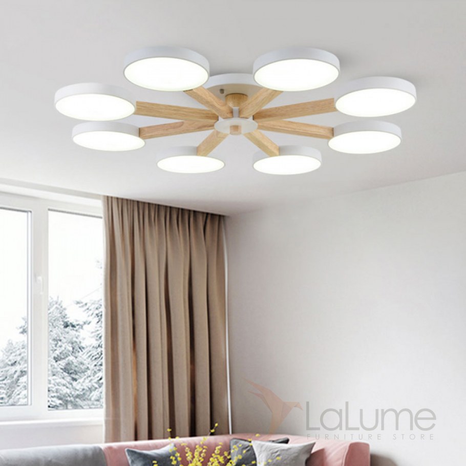 Потолочная люстра Turna 8 Blue