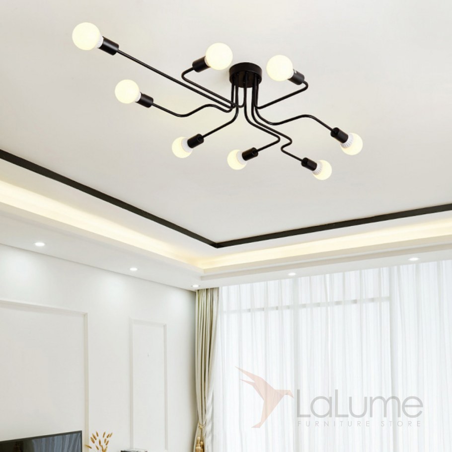 Люстра в стиле лофт scheme Black