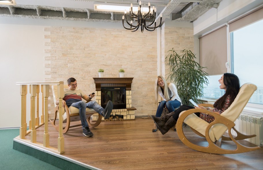 Зона релаксации в офисе