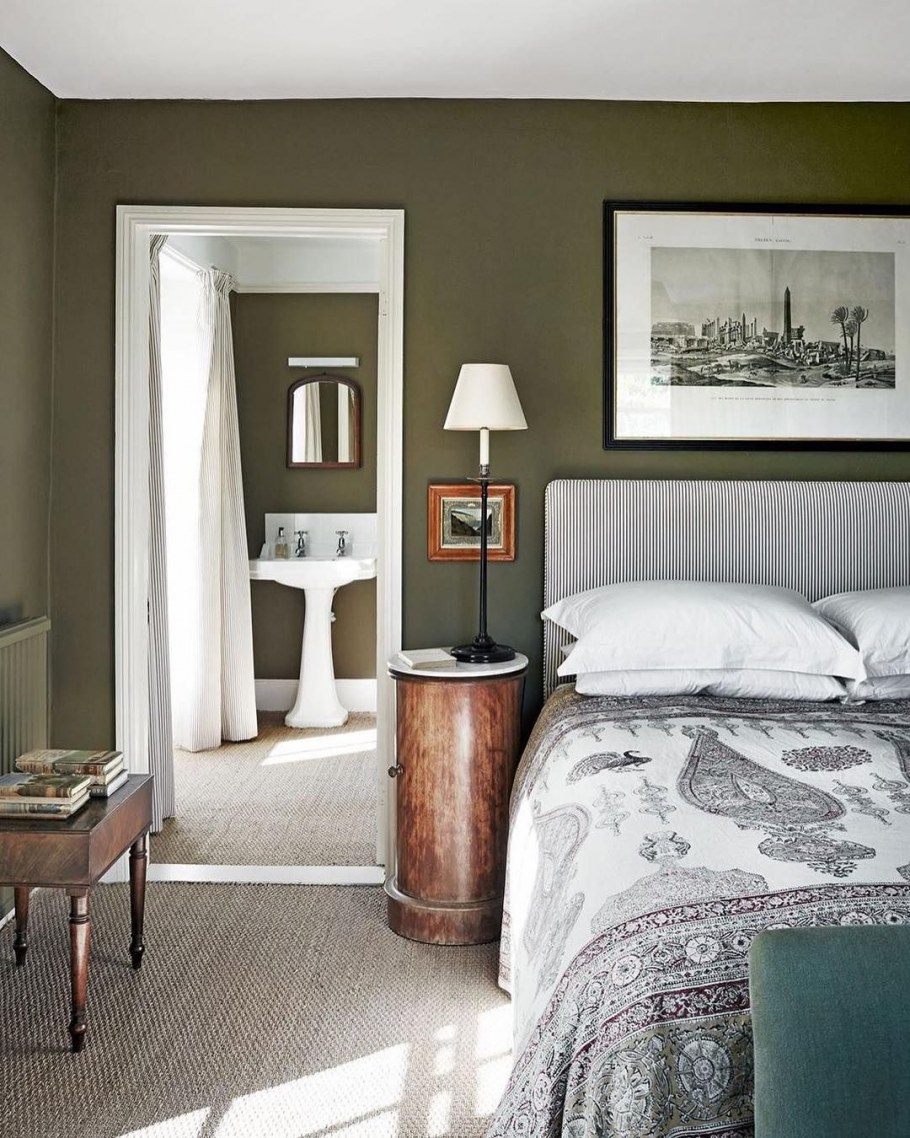 Фисташковый цвет стен