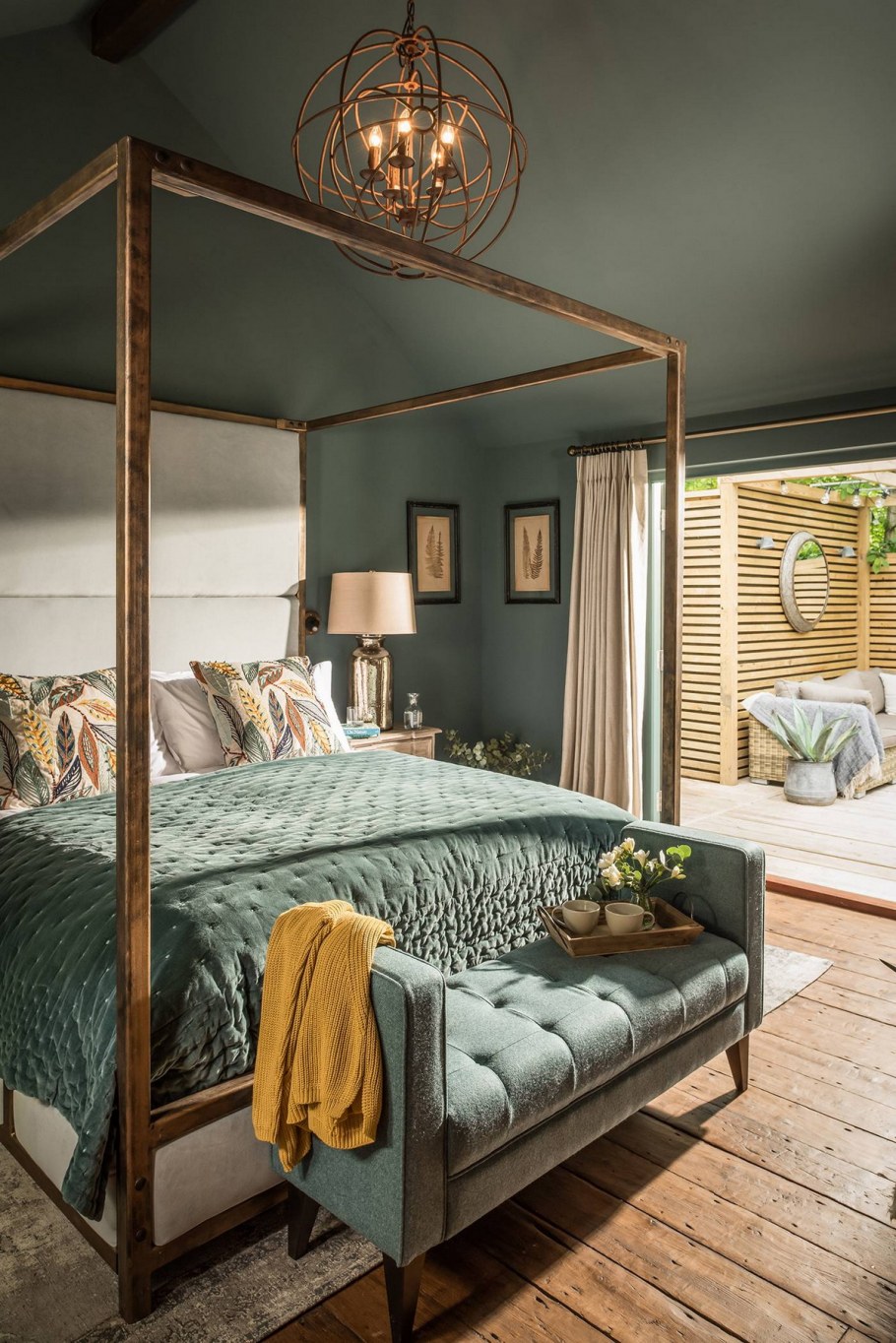 Фисташковый цвет стен