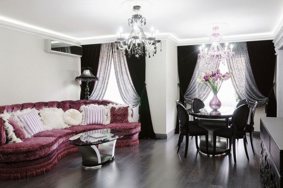 Шторы в стиле арт деко