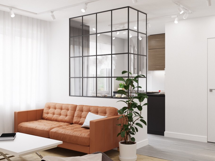 Квартиротека икеа для однокомнатной квартиры зонирование