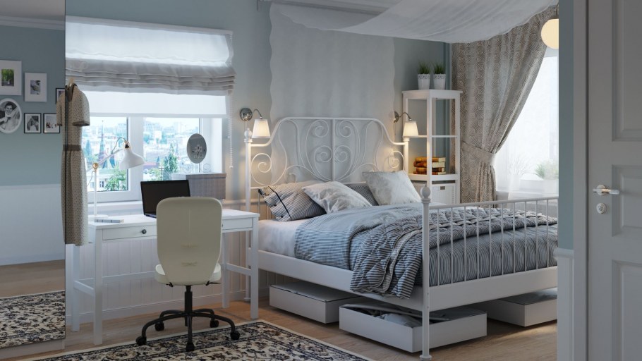 Квартиротека икеа спальня