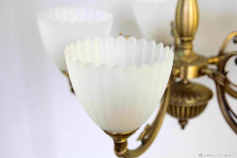 Люстра латунь Ампир