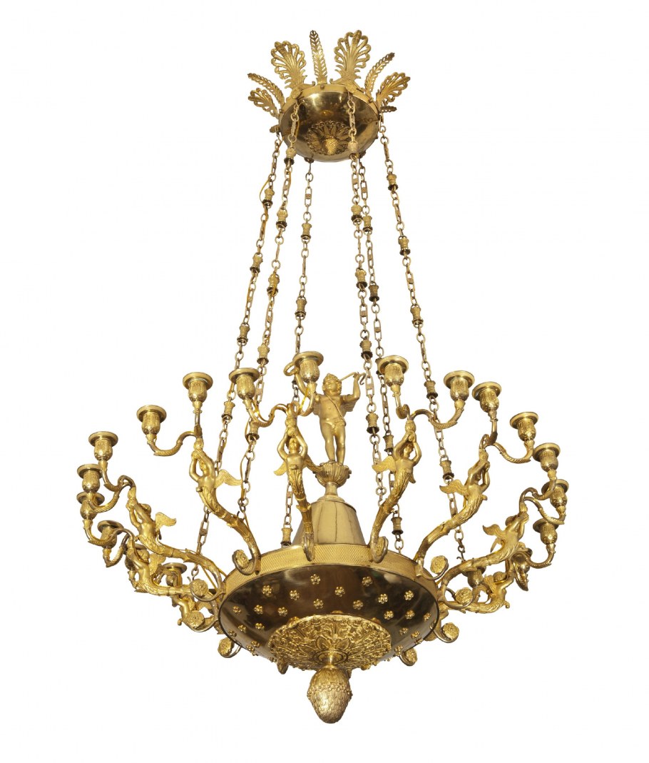 Люстра Ампир бронза