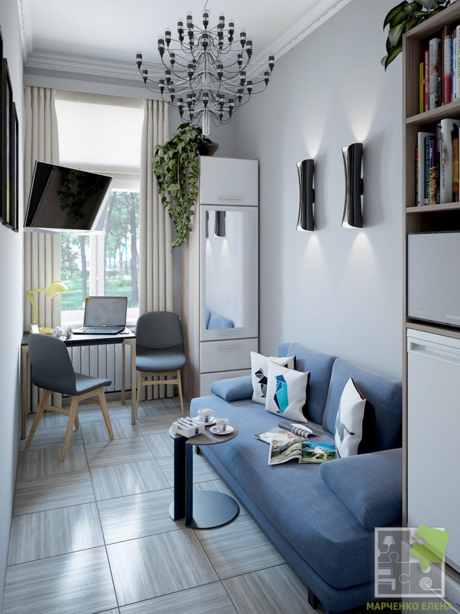 Комната студента интерьер