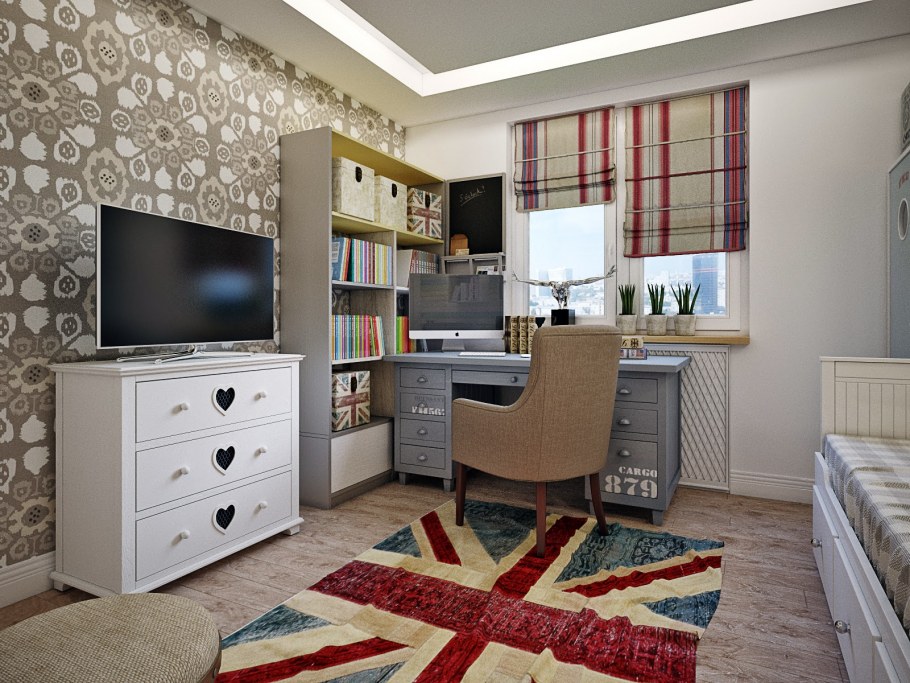 Классические комнаты для подростков