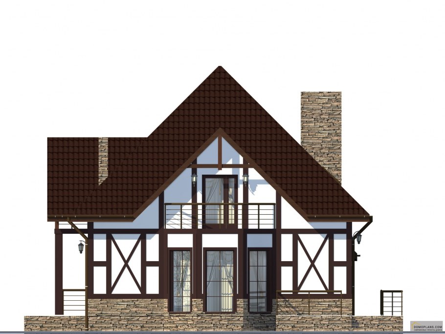 Дом в стиле фахверк