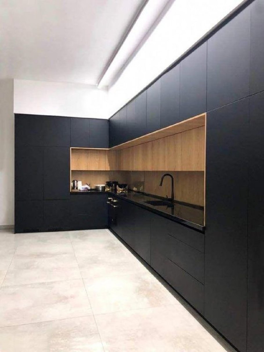 Угловая кухня Минимализм