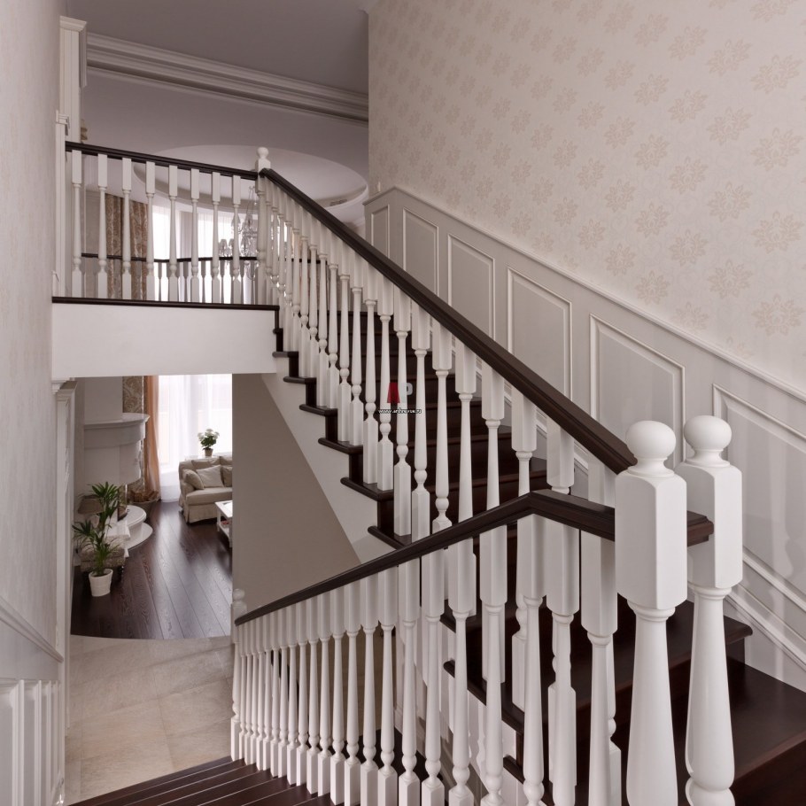 Декор лестничного пролета
