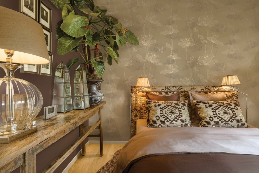 Комбинирование обоев в зале хрущевка