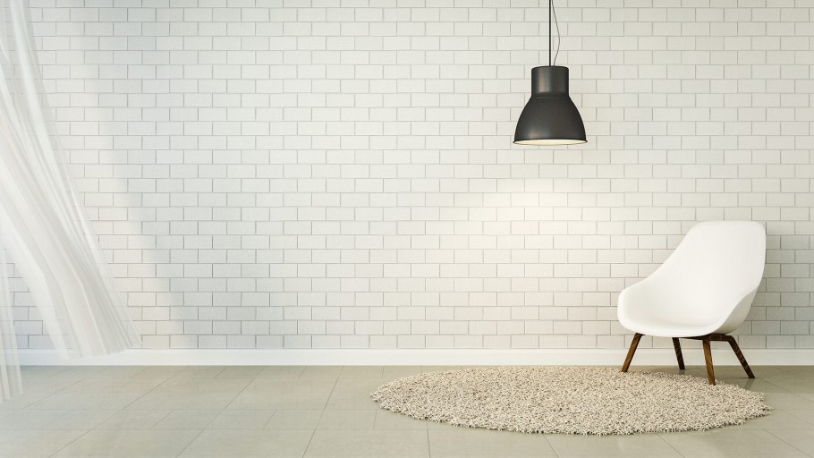 Лофт с белыми стенами