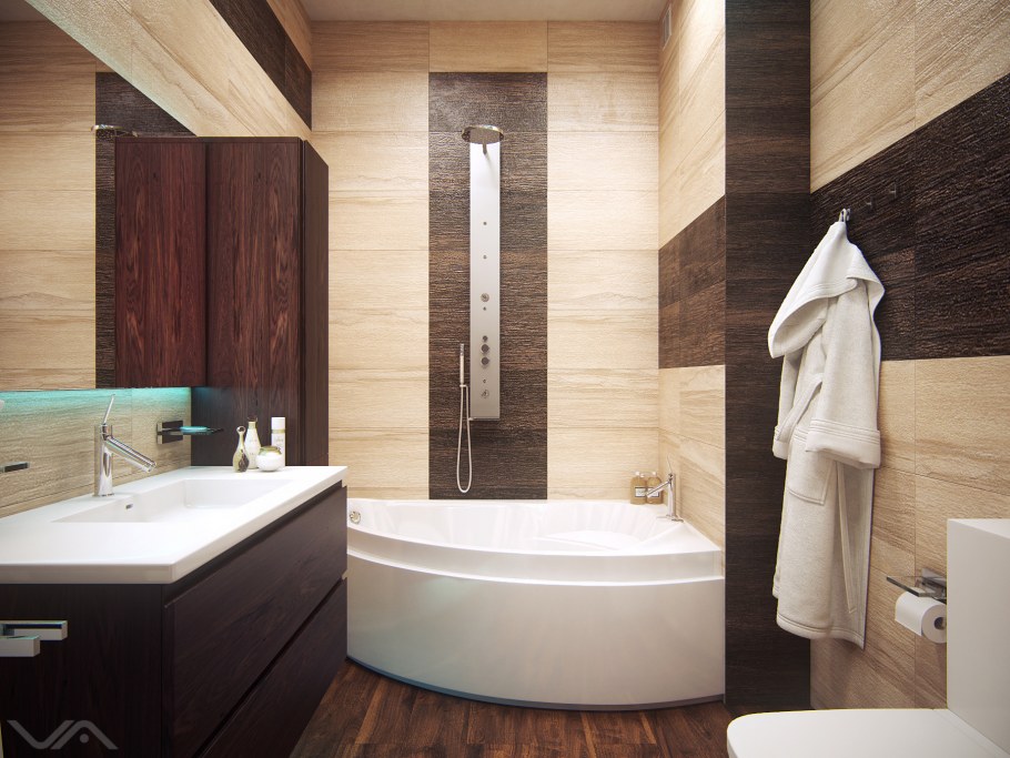 Ванная в стиле конструктивизм