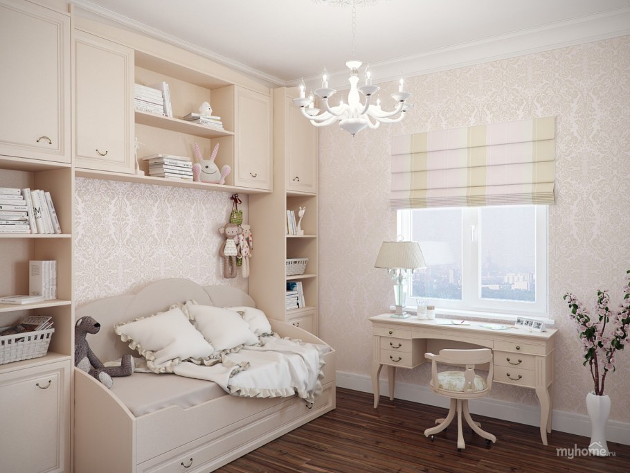 Детская в светлых тонах