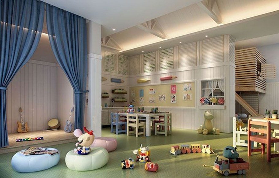 Интерьеры игровых детских комнат