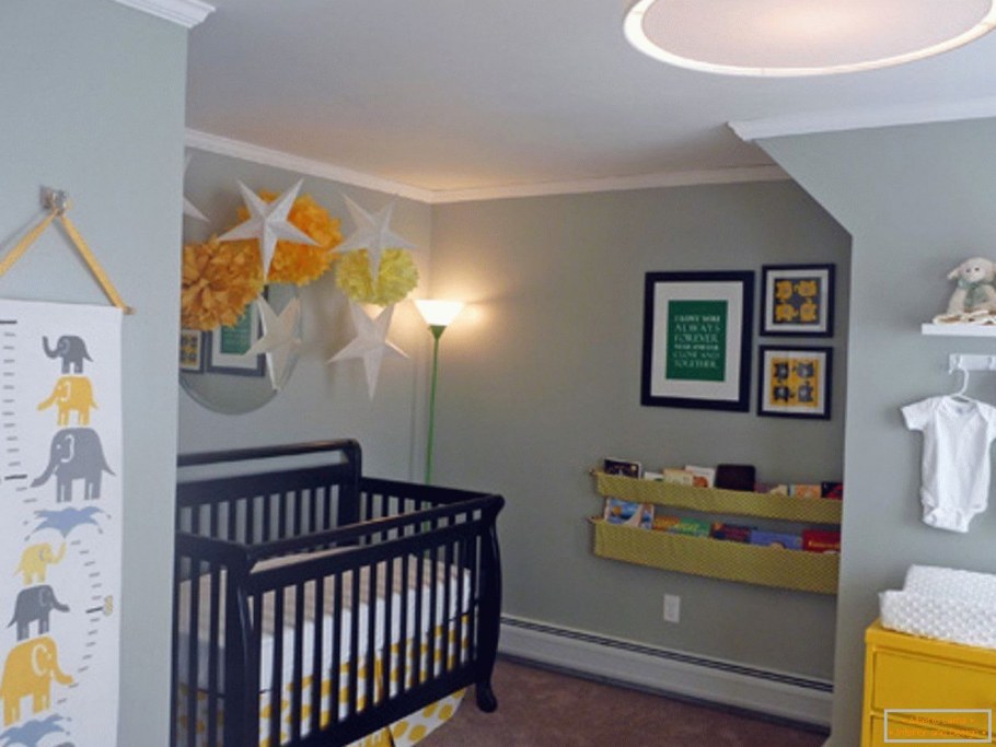 Освещение в детской для новорожденных