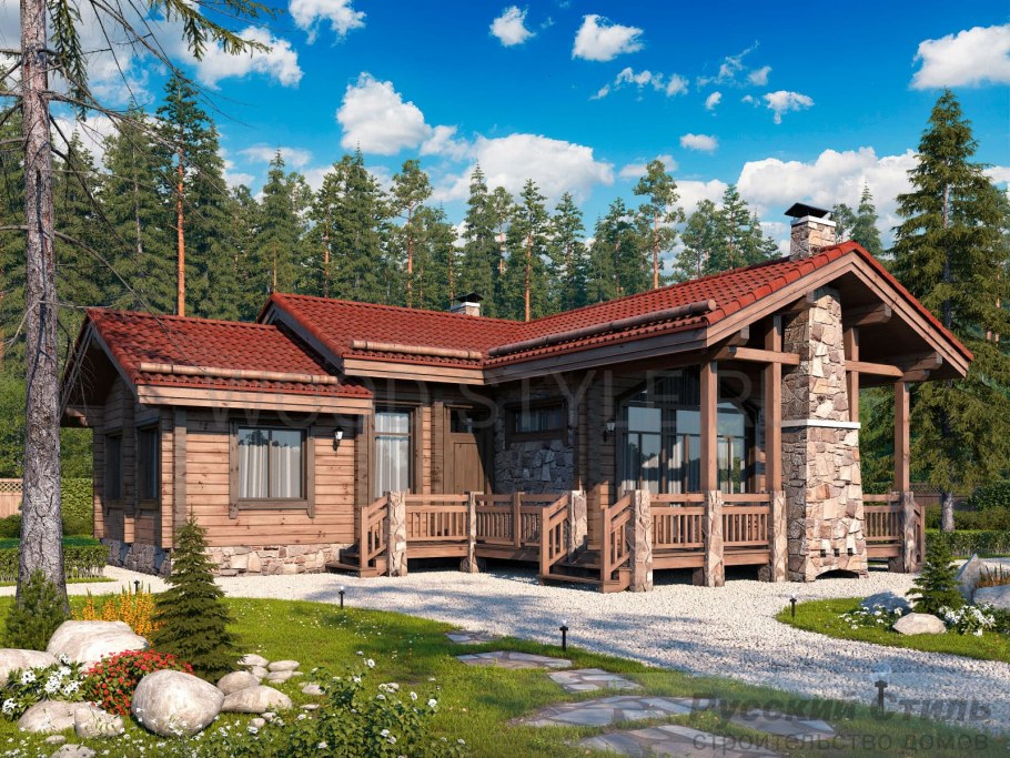 Интерьер в деревянном доме