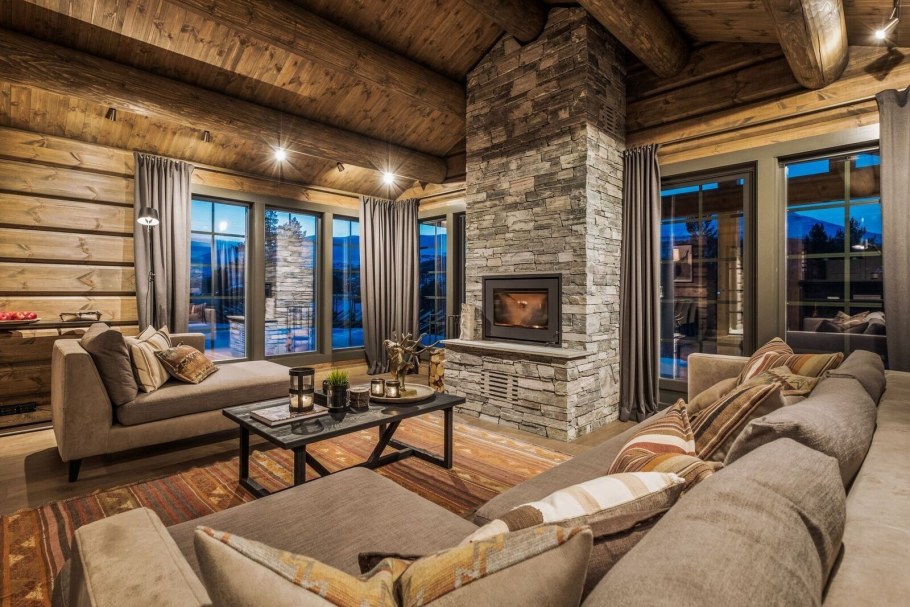 Норвежский дом из лафета