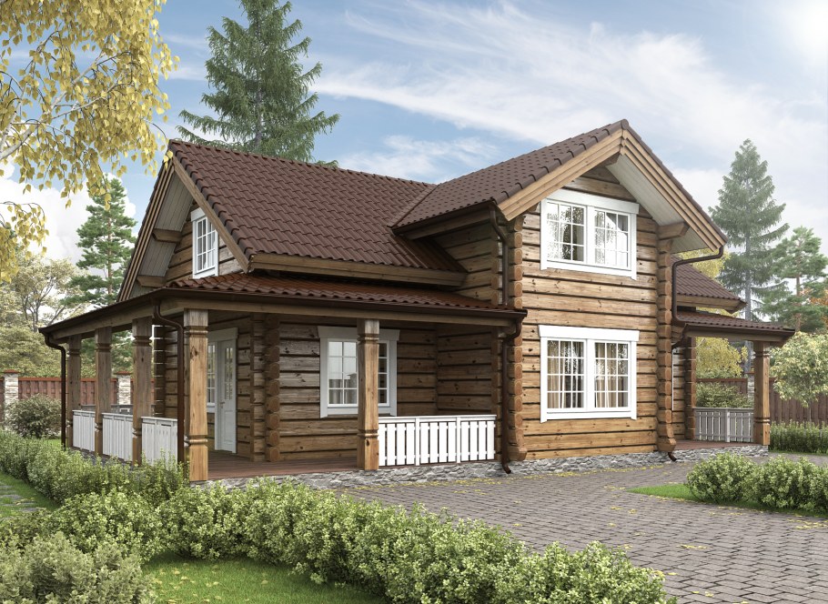 Дом из лафета