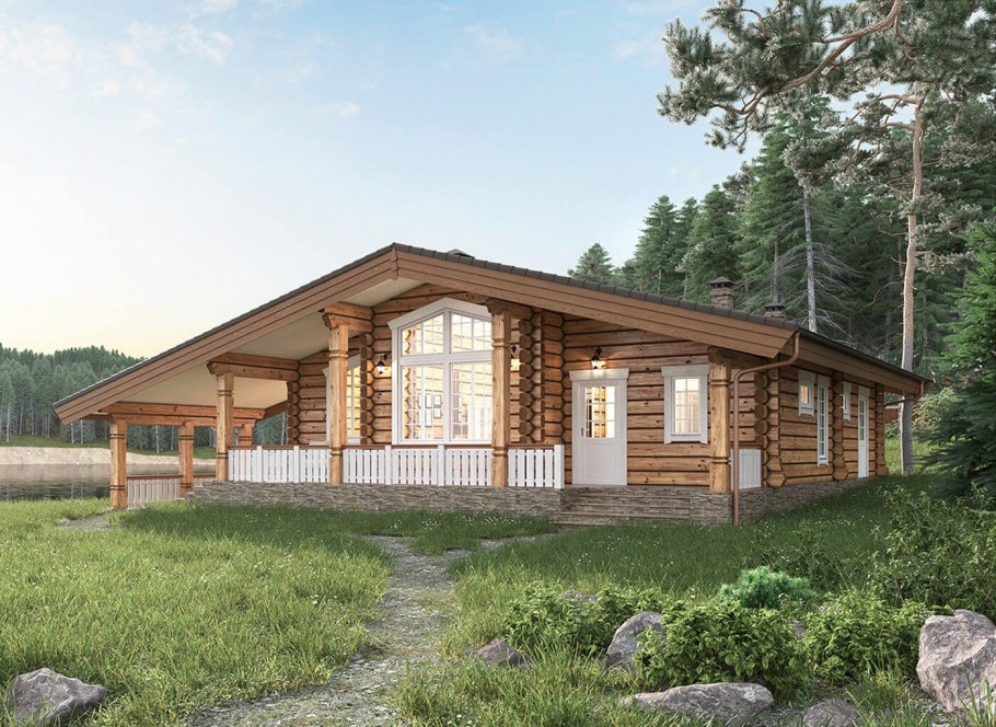 Лафет норвежский дом интерьер