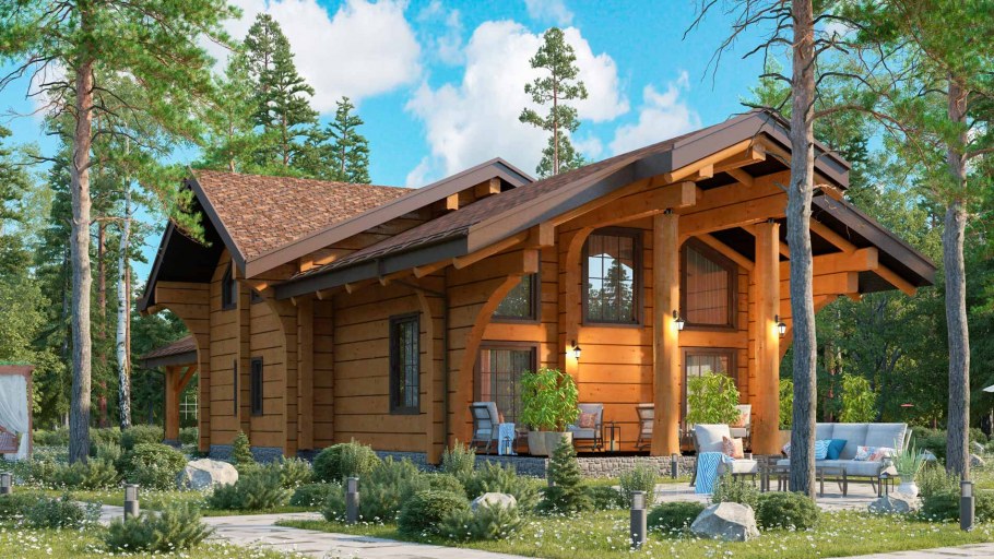 Дом из лафета Норвегия