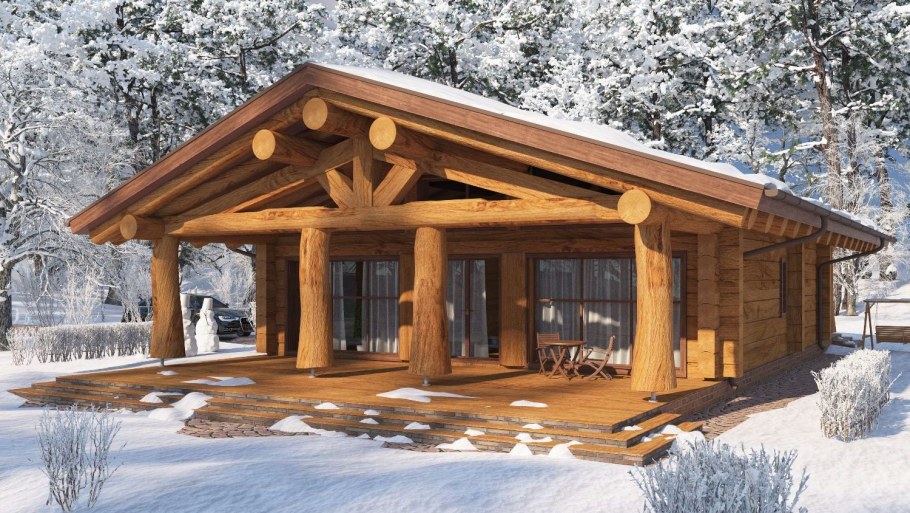 Шале из лафета а Норвегии