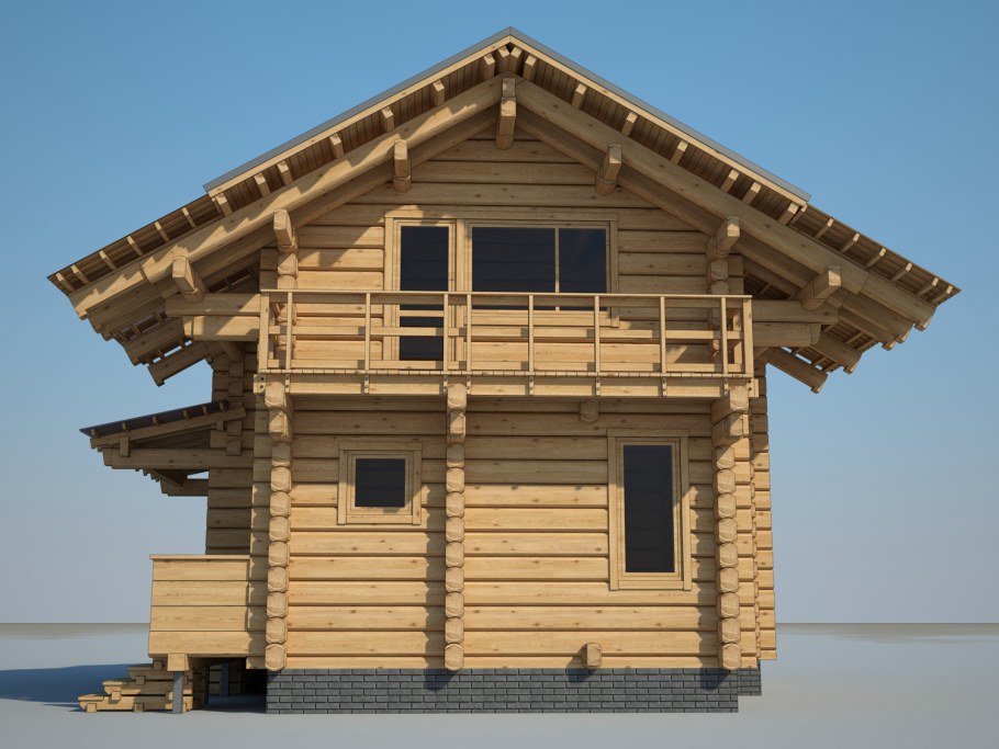 Дом из бревна