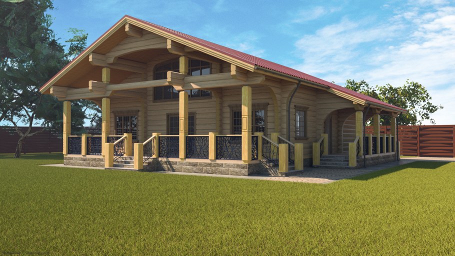 Баня в норвежском стиле