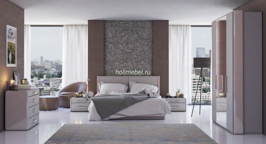 Кухня цвета мокко