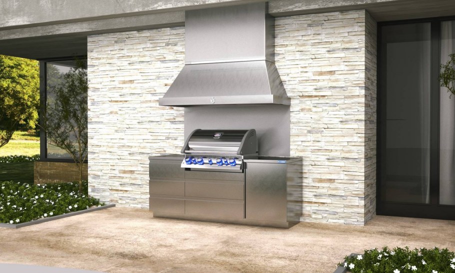 Лавандовая кухня гостиная