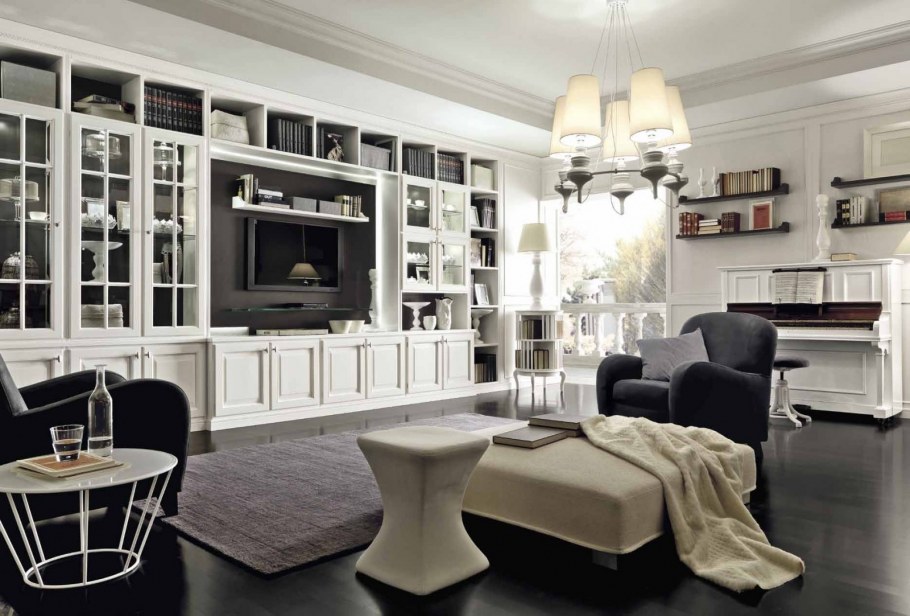 Телевизор встроенный в шкаф