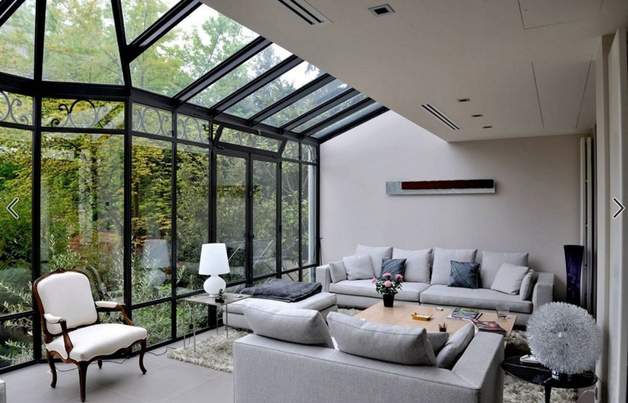 Загородный дом с внутренним двором