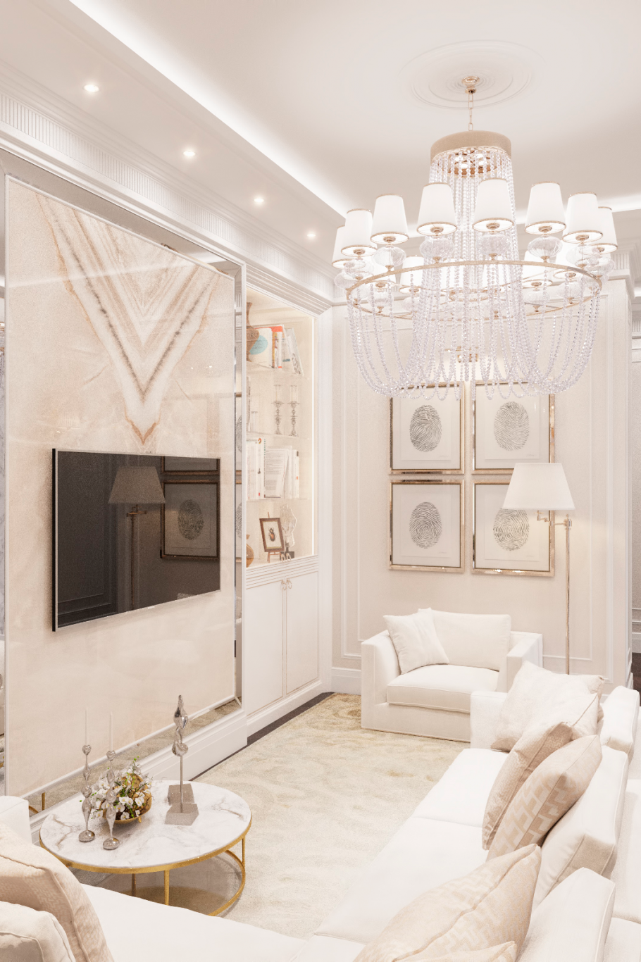 Гостиная белый