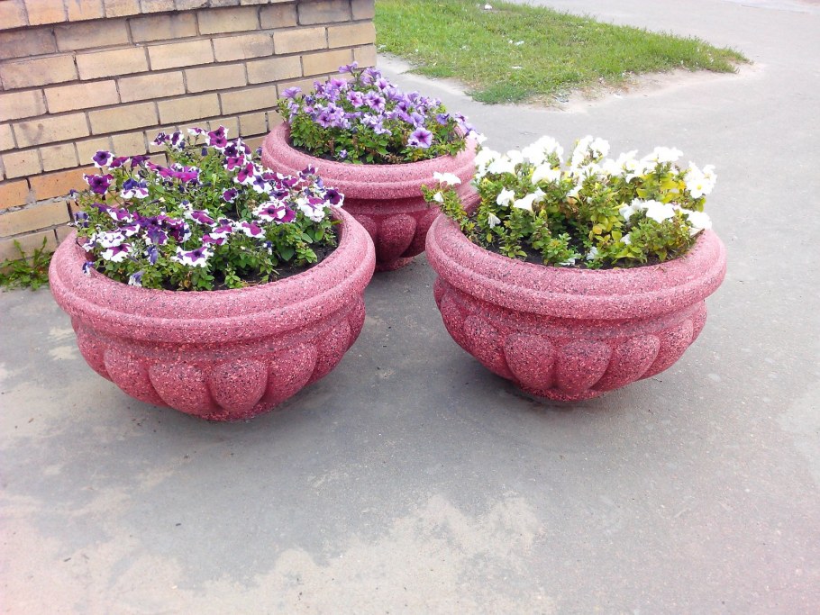 Горшки из цемента