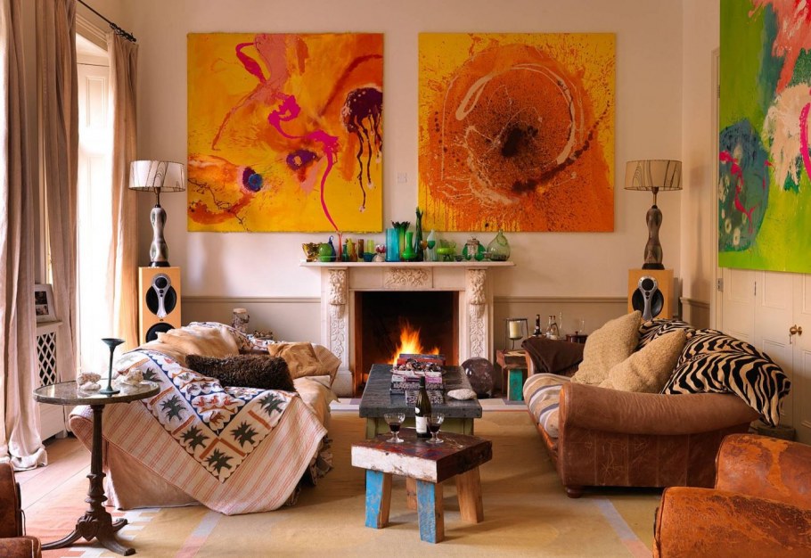 Стиль бохо в интерьере ресторана