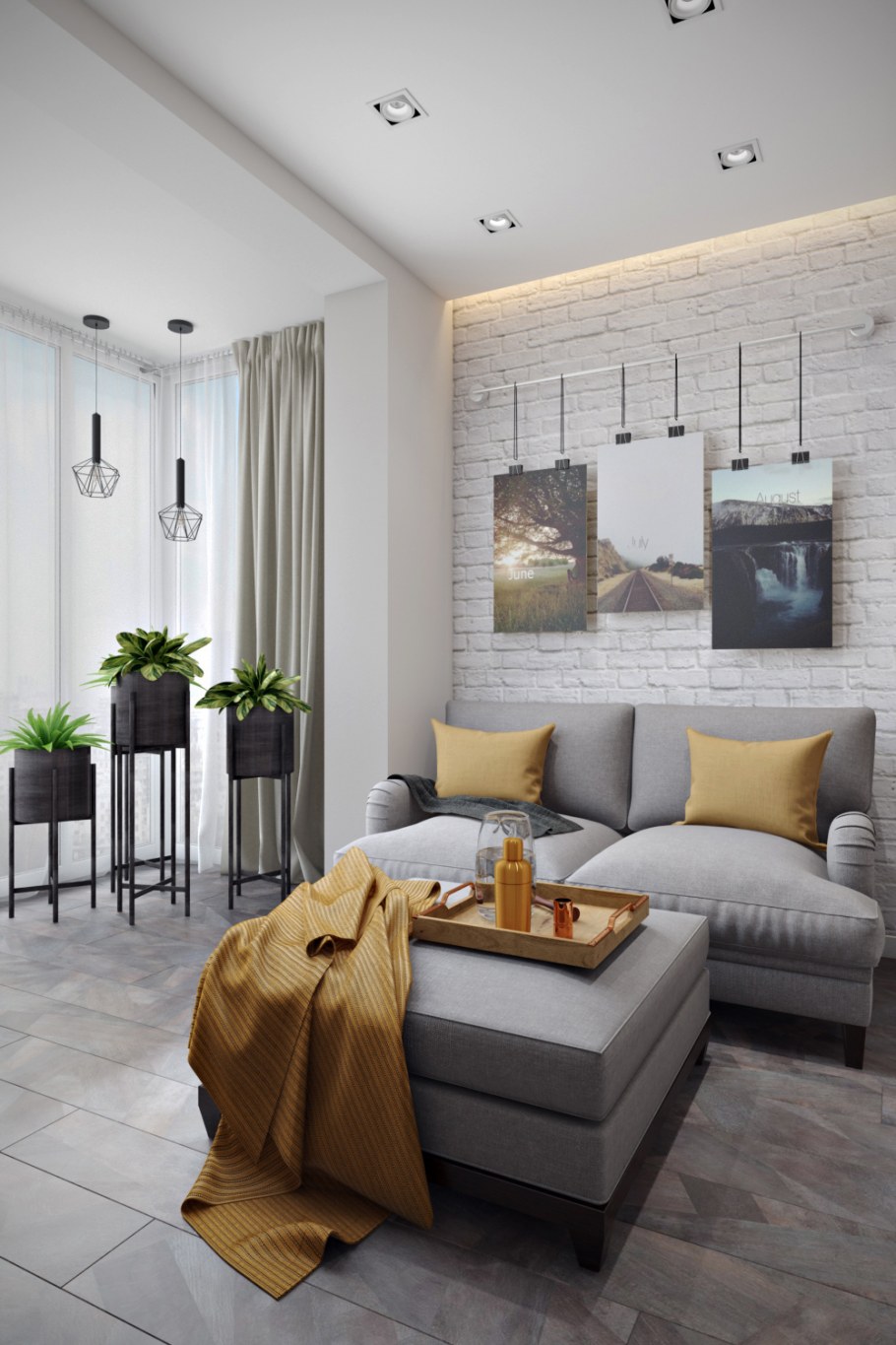 Стильная квартира студия