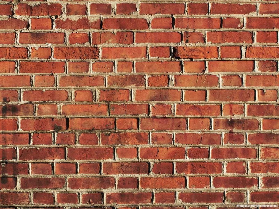 Кирпичная стена для печати