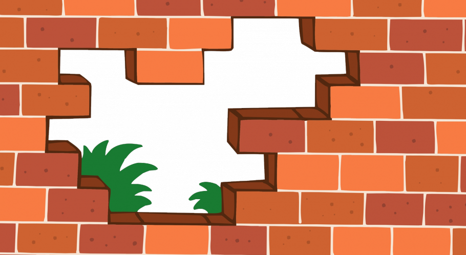 Кирпич нарисованный