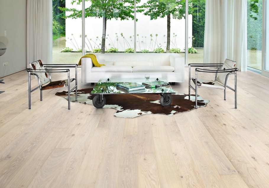 Паркетная доска Kahrs ясень алебастр