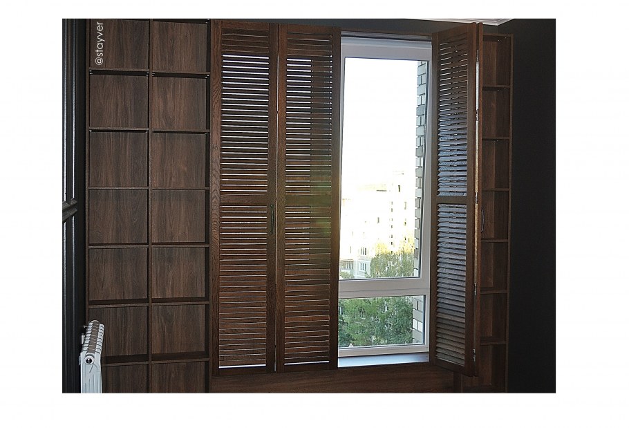 Ставни в интерьере