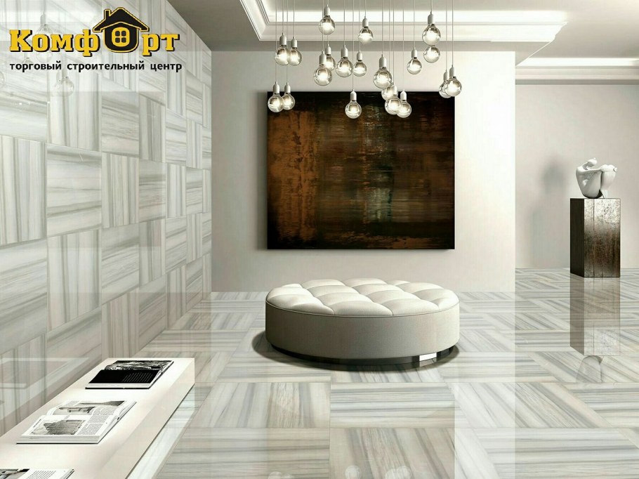 Керамогранит Realistik Vulcan Grey Decor 60x60