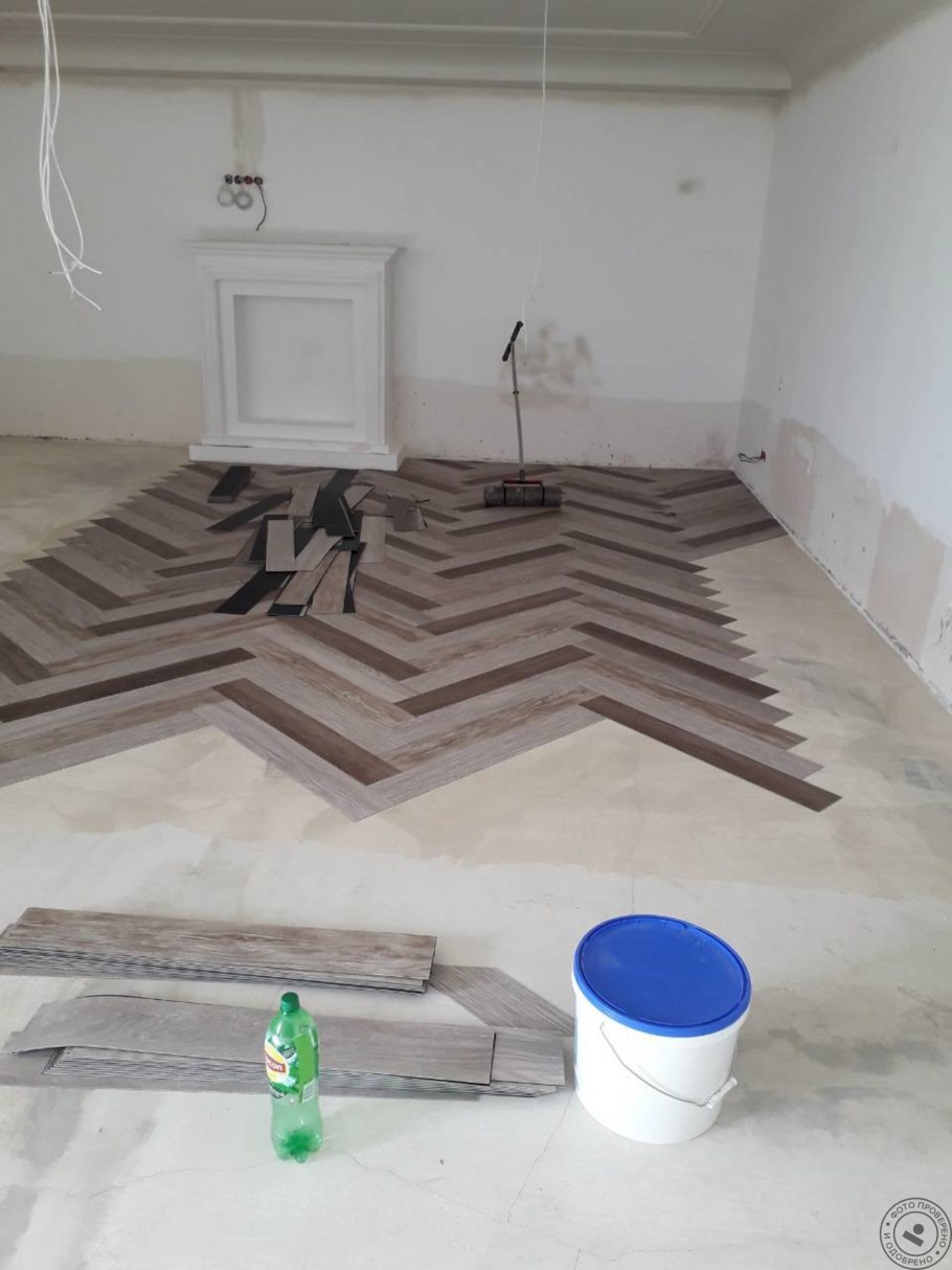 Дизайнерская укладки пола в квартире