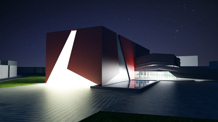 Здание в виде Куба